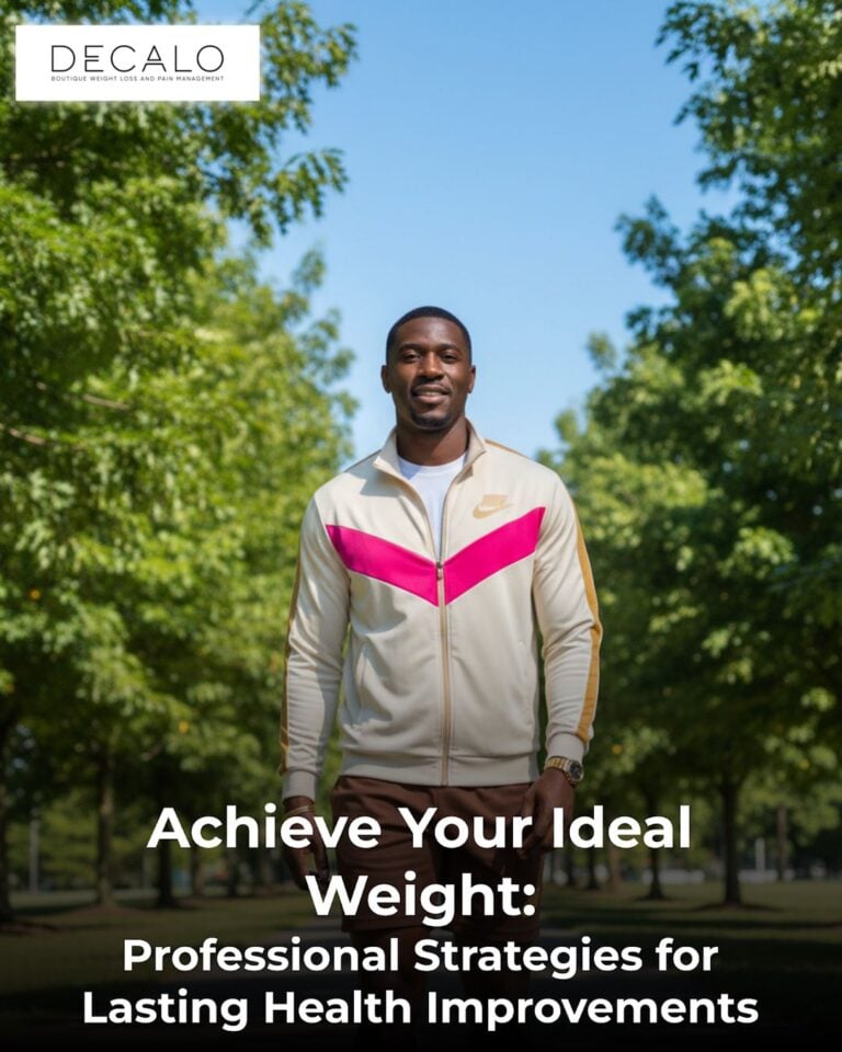 Achieve Your Ideal Weight: Professional Strategies for Lasting Health Improvements
