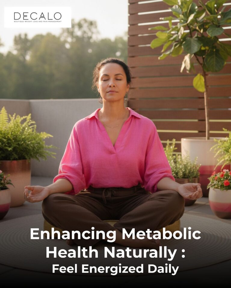 Enhancing Metabolic Health Naturally : Feel Energized Daily