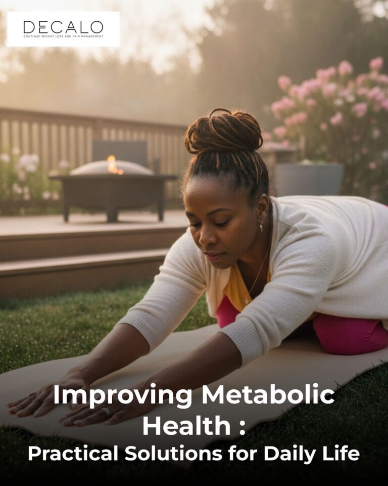 Improving Metabolic Health : Practical Solutions for Daily Life