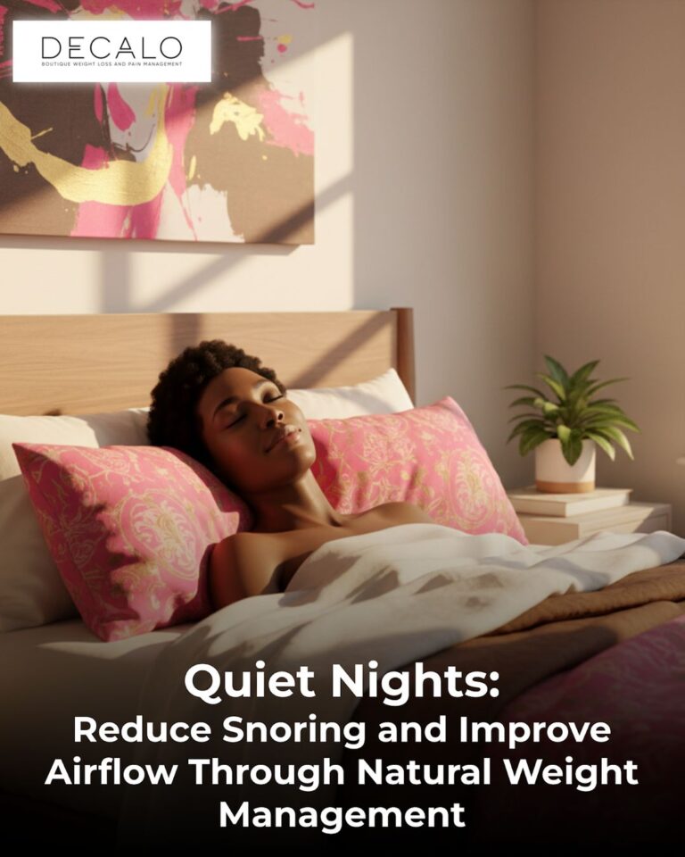 Quiet Nights: Reduce Snoring and Improve Airflow Through Natural Weight Management