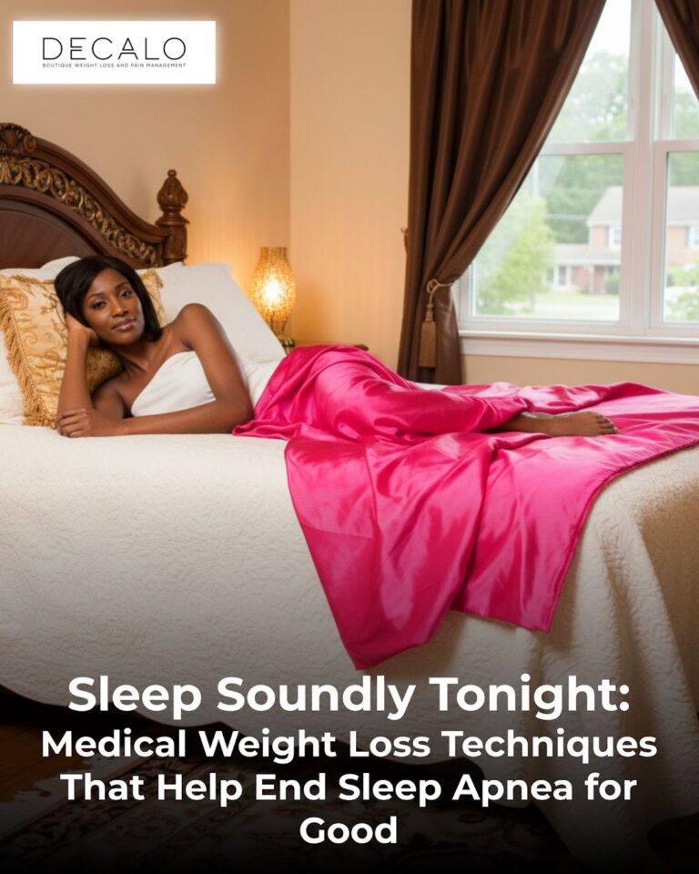 Sleep Soundly Tonight: Medical Weight Loss Techniques That Help End Sleep Apnea for Good